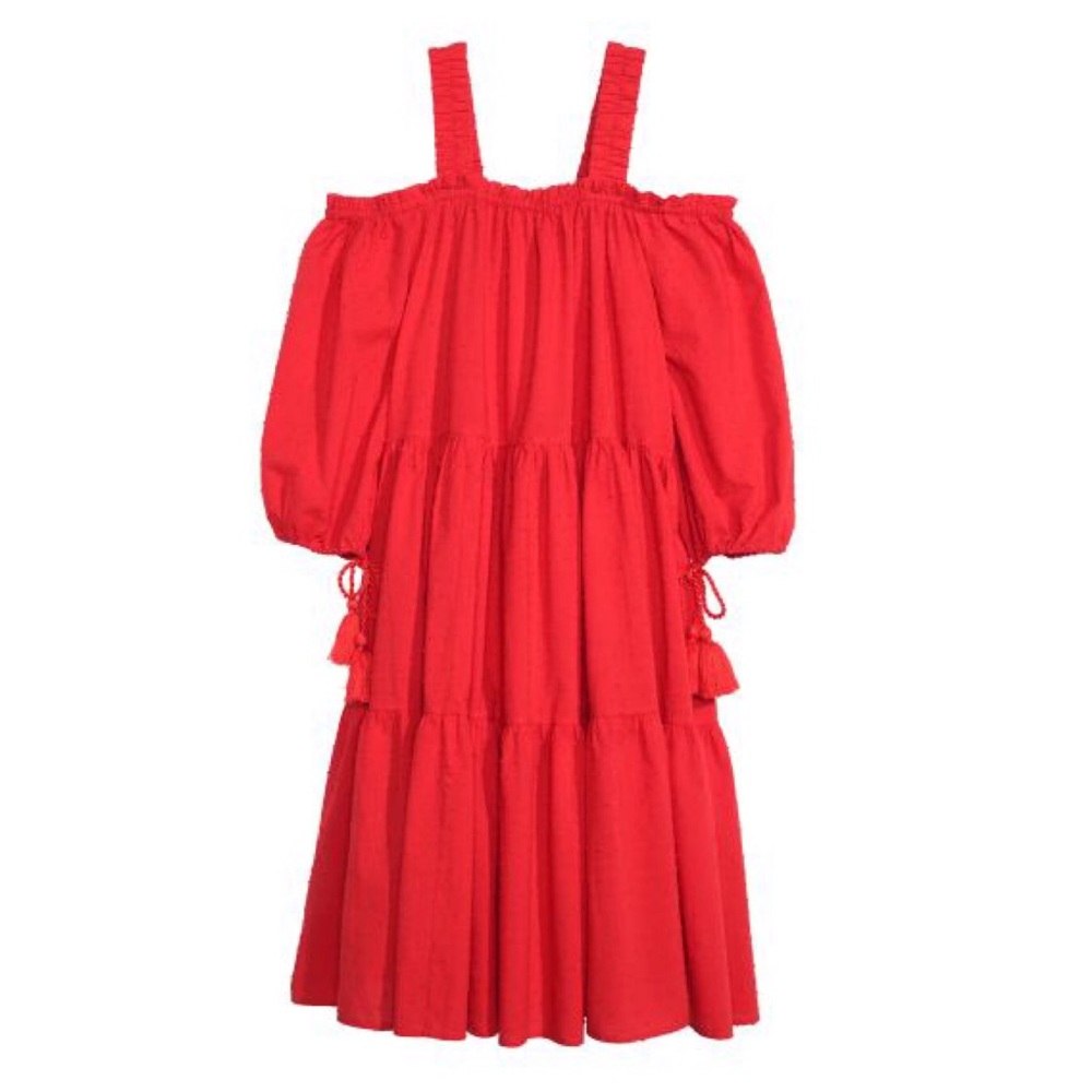 NWOT H&M OFF-THE-SHOULDER DRESS - Picture 2 of 11
